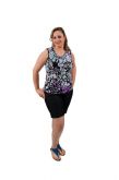 2904- Blusa Liganete com gravata lado+fivela