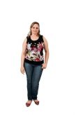2903- Blusa Liganete com strass