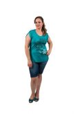 2920- Blusa visco-lycra manga transpassada